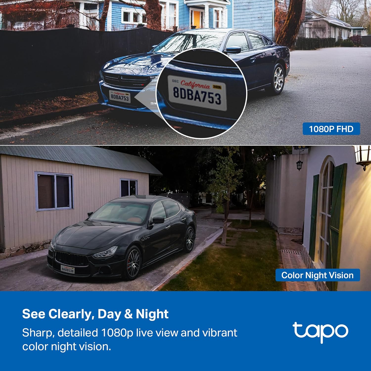 Tapo 1080p Outdoor Wireless Security Camera - Up to 180-Day Battery, Person Detection, Color Night Vision, Subscription-Free Local Storage or Optional Cloud, Works with Alexa & Google Assistant, C400 - Image 6