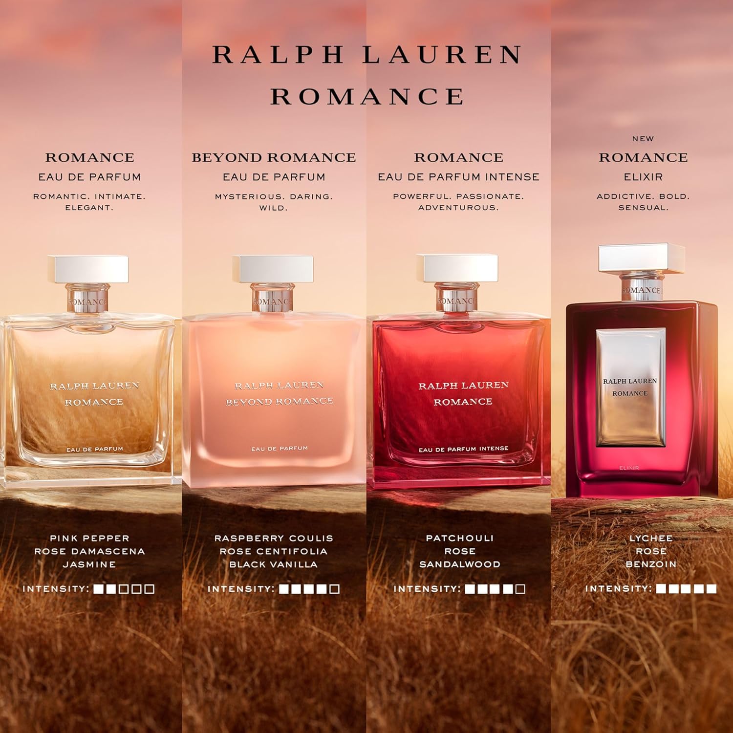 Ralph Lauren - Romance Eau de Parfum - Women's Perfume Set ($110 Value) - Contains Full Size Fragrance (3.4 Fl Oz), Travel Size (0.3 Fl Oz), Body Lotion (2.5 Fl Oz), Body Mist (5.0 Fl Oz) - Image 5