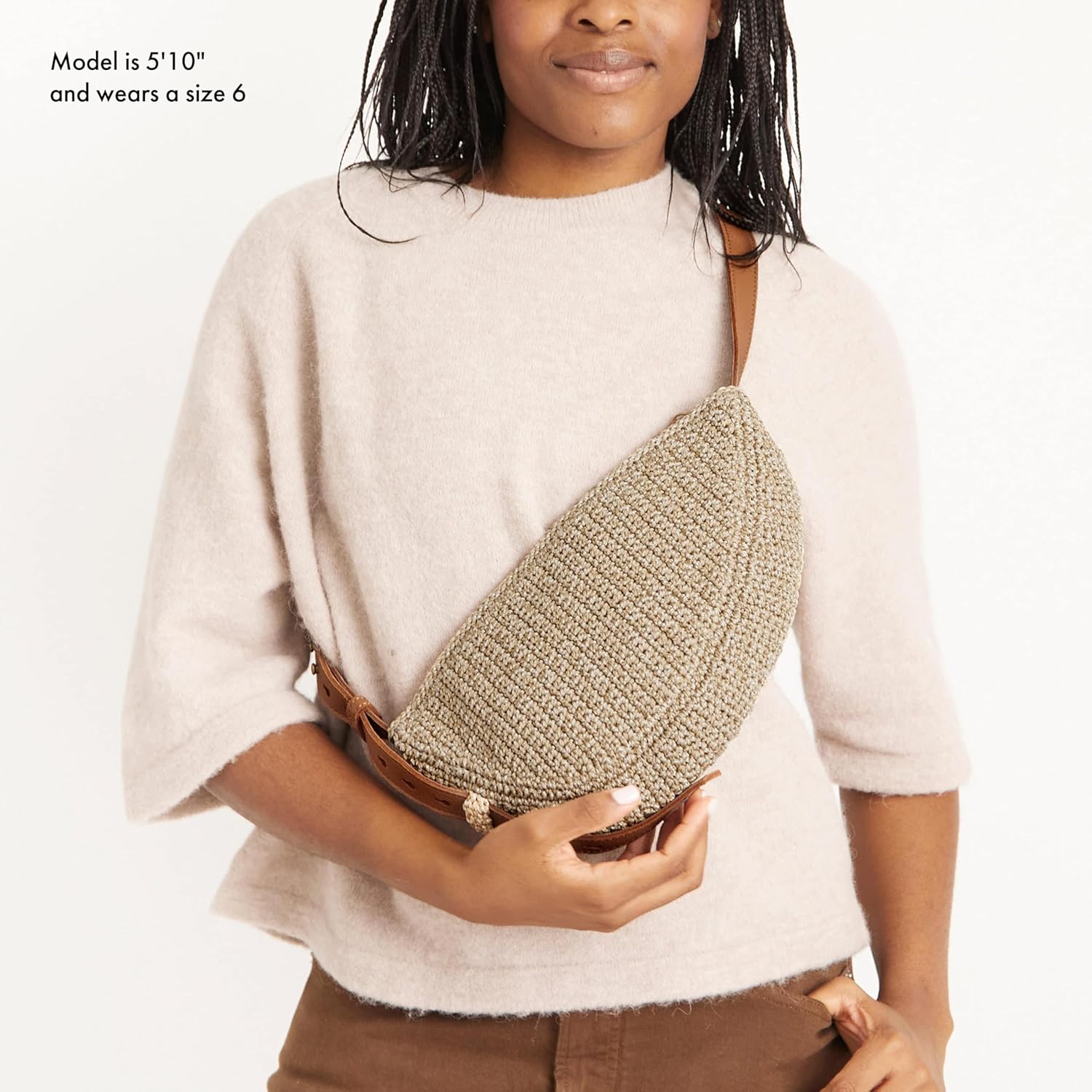The Sak Tess Sling Purse - Small Woman's Crossbody Bag For Everyday & Travel - Handbag With Zipper Closure & Adjustable Strap - Image 2
