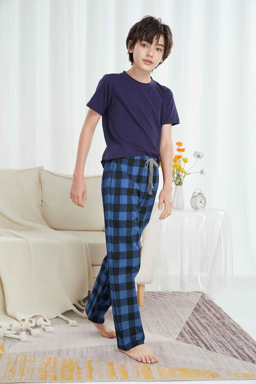 HiddenValor Big Boys Cotton Pajama Lounge Pants With Pockets - Image 4