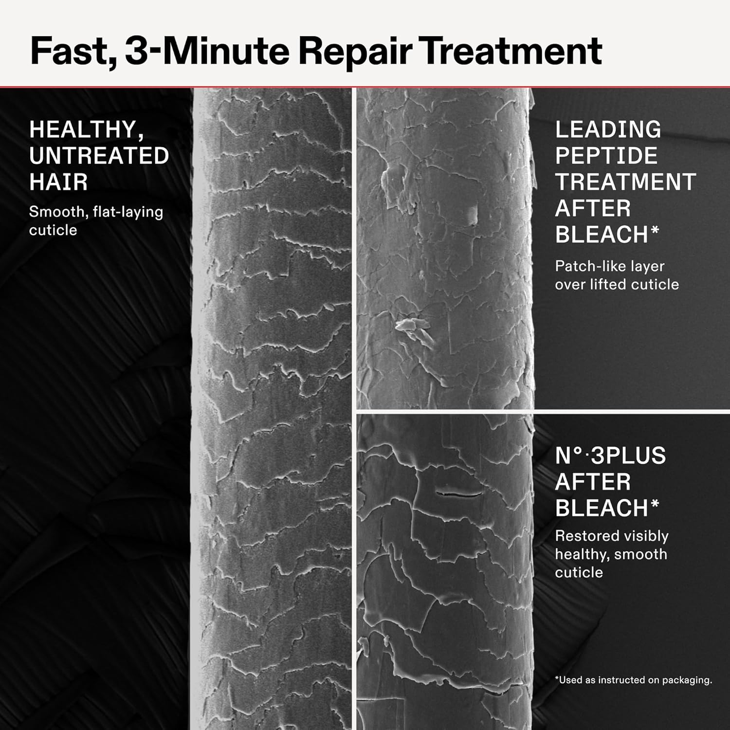 Olaplex N°.3PLUS Complete Repair Treatment: 3-minute Pre-shampoo Treatment to Immediately Repair Hair Damage for Softer, Stronger Hair | For Coily, Curly, Straight, and Wavy, 100 mL / 3.3 Fl Oz - Image 4