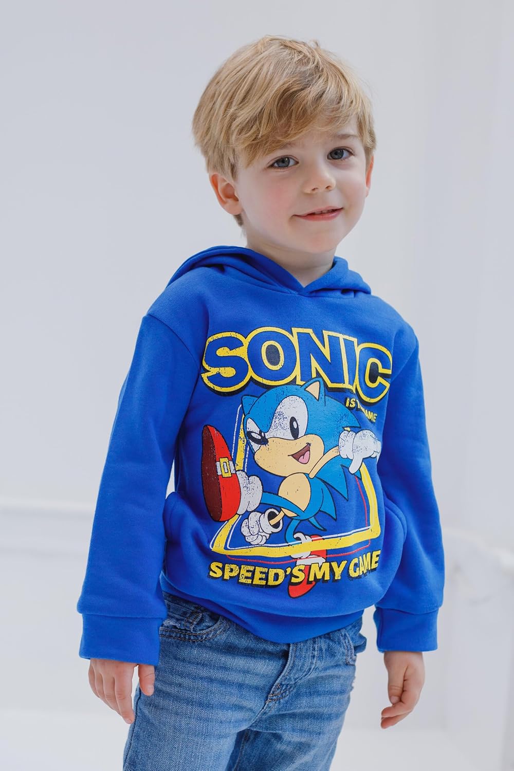 SEGA Sonic the Hedgehog Tails Knuckles Hoodie Toddler to Big Kid - Image 2