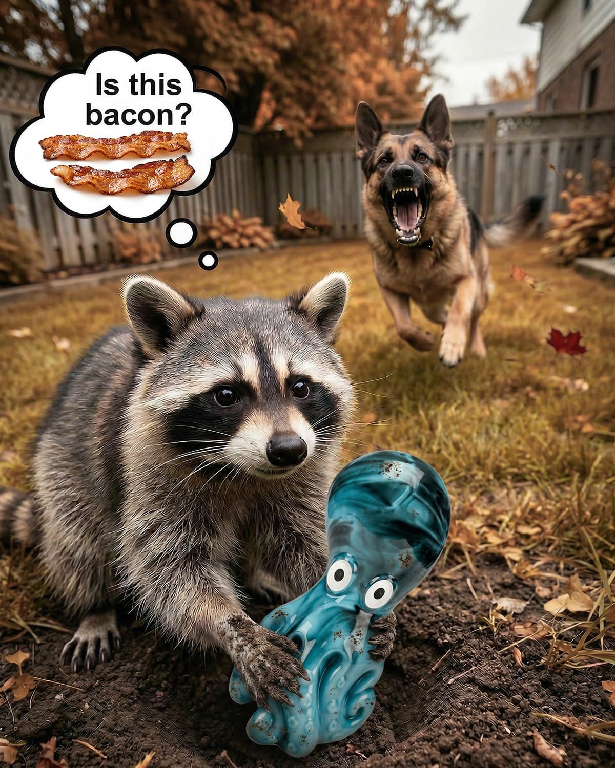 Dog Toys for Aggressive Chewers 3 Pack: Tough Dog Toys for Medium Large Breeds, Bacon Flavored Indestructible Dog Toy, Heavy Duty Nylon Chew Bone Dog Toys to Keep Them Busy 20-90 lbs - Image 7