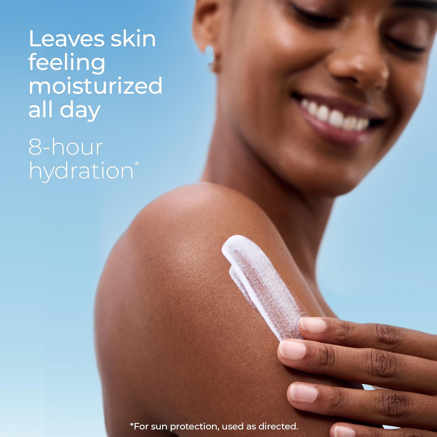 Eucerin Sun Advanced Hydration SPF 50 Sunscreen Lotion, Lightweight Sunscreen with Hyaluronic Acid and Humectants, Hypoallergenic, Fragrance Free, No Oxybenzone or Octinoxate, 5 Fl Oz Tube - Image 5