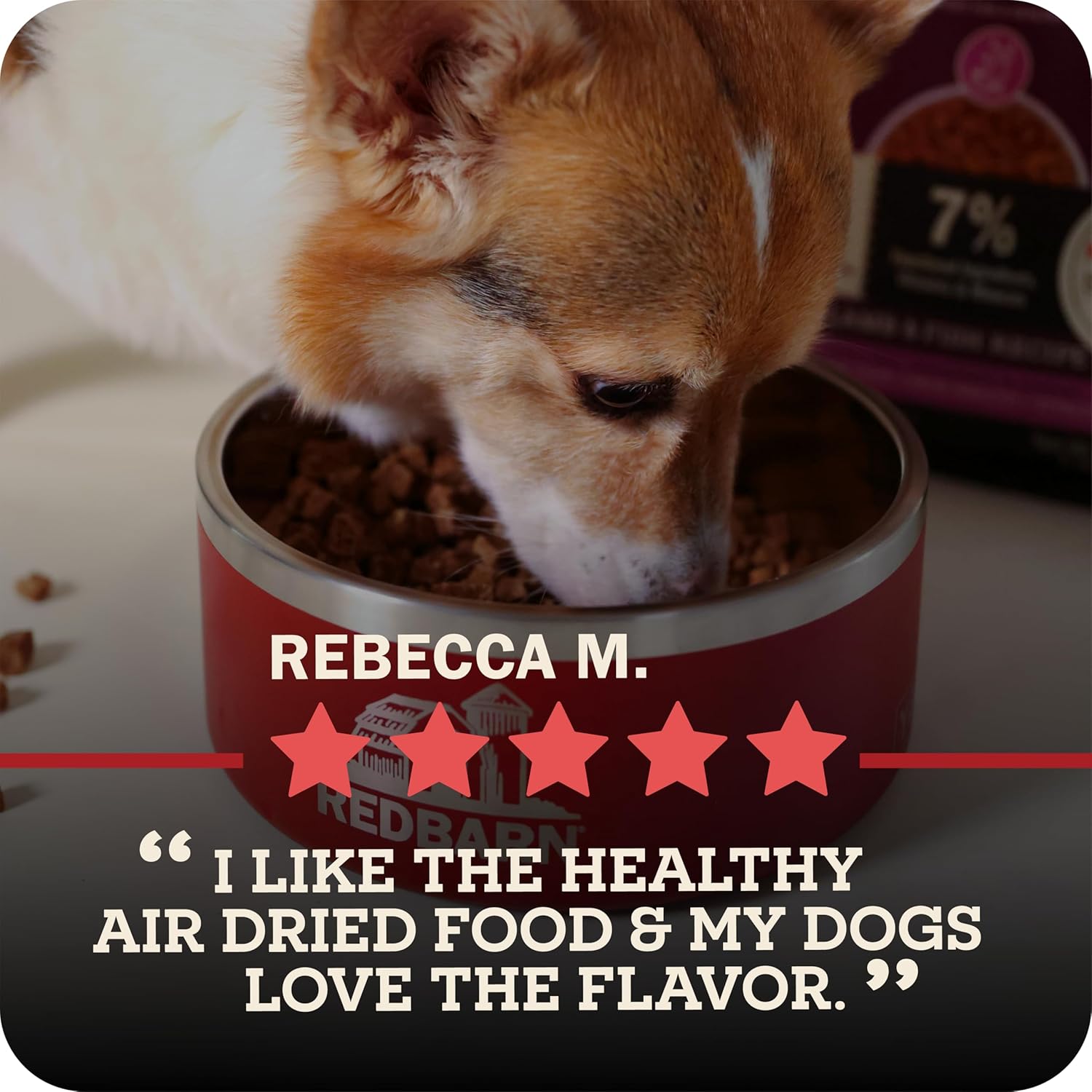 Redbarn Powerfood Air Dried Dog Food Lamb & Fish Recipe 2 lbs - High Protein Skin & Coat Support with Omega-3s Natural Premium Dry Food for Adult Dogs Made in USA - Image 11