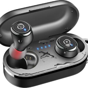 TOZO T10 Wireless Earbuds Bluetooth 5.3 Headphones, App Customize EQ, Ergonomic Design, 55H Playtime, Wireless Charging Case, IPX8 Waterproof Sound in-Ear Headset, New Version