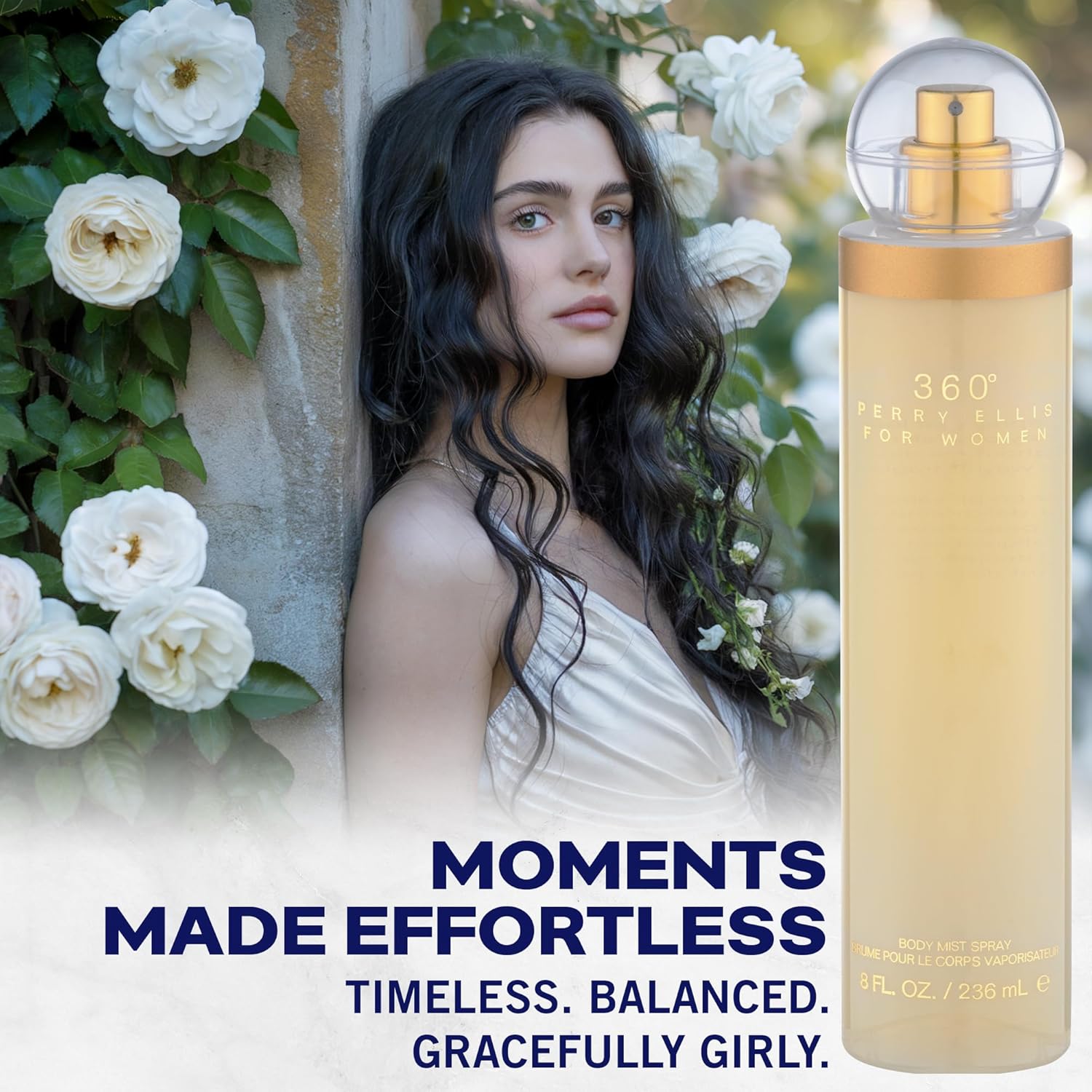 Perry Ellis 360° Body Spray for Women - Fruity, Floral Body Mist, Perfumes for Women, EDT, Long Lasting Fragrance, Eau De Parfum with Fresh Scent - 8 fl oz - Image 4