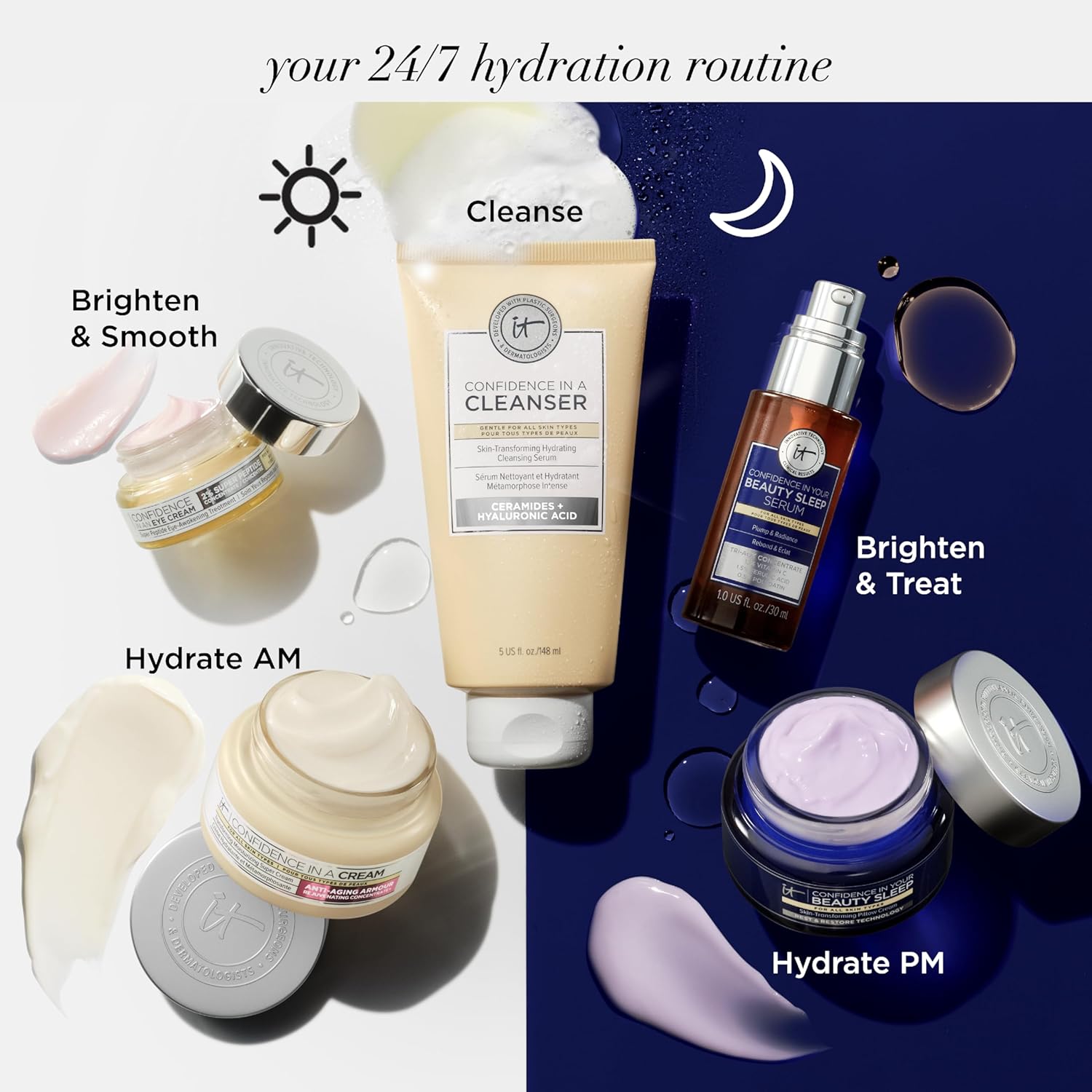 IT Cosmetics Confidence in Your Beauty Sleep Night Cream - Anti-Aging Face Moisturizer, Ceramides & Hyaluronic Acid, Visibly Improves Fine Lines, Wrinkles, Dryness, Dullness & Loss of Firmness - Image 9