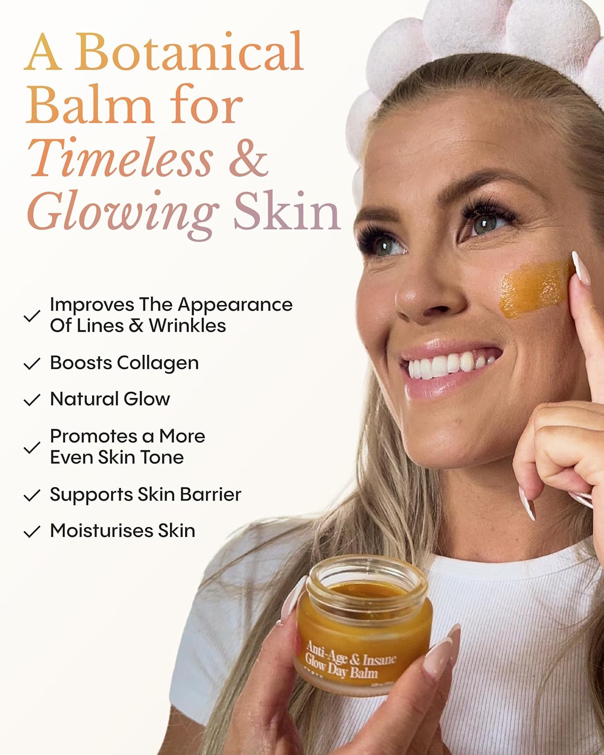 FRØYA Organics Anti-Age & Insane Glow Day Balm | Younger Skin and Instant Glow Results | Rosehip Pomegranate Sea Buckthorn Beeswax | Water Free Daily Moisture Balm | 30ml - Image 2