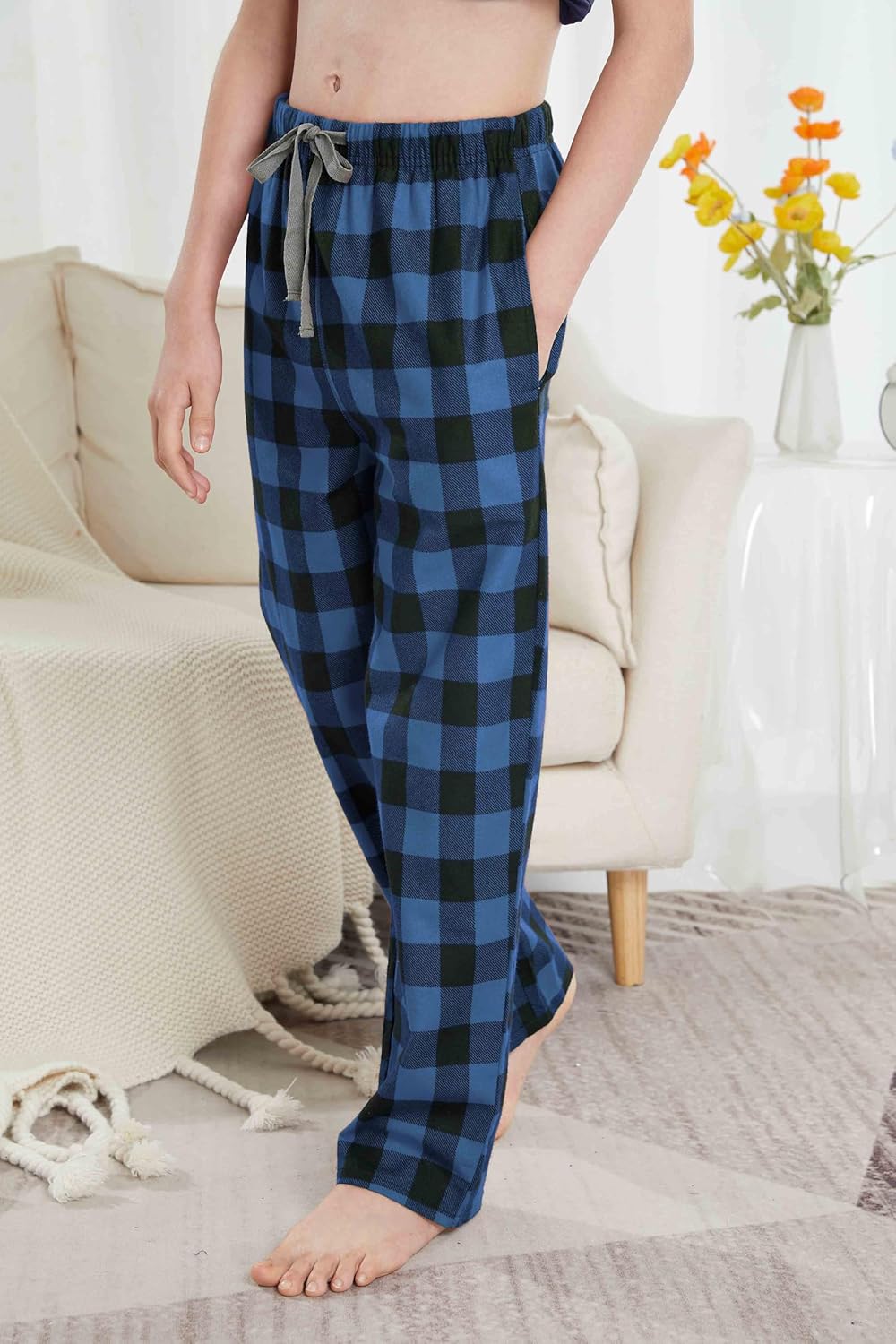 HiddenValor Big Boys Cotton Pajama Lounge Pants With Pockets - Image 8