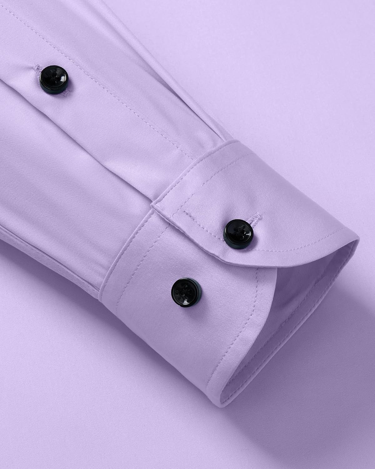 Alimens & Gentle Men's Dress Shirts Long Sleeve Wrinkle Free Stretch Business Casual Wedding Button Down Shirt - Image 5