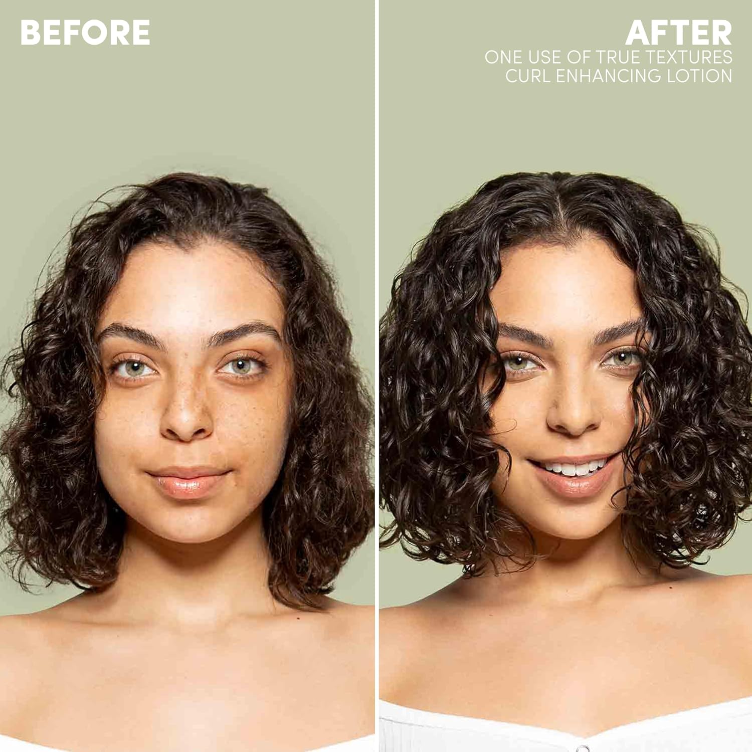 Mizani True Textures Curl Enhancing Lotion - Leave In Curl Cream for Curly Hair with Coconut Oil & Olive Oil, Frizz Control, Adds Hair Shine, No Drying Alcohols, Paraben-Free - Image 2