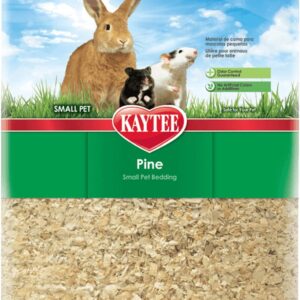 Kaytee Small Animal Pine Bedding For Pet Guinea Pigs, Rabbits, Hamsters, Gerbils, and Chinchillas, 52.4 Liter