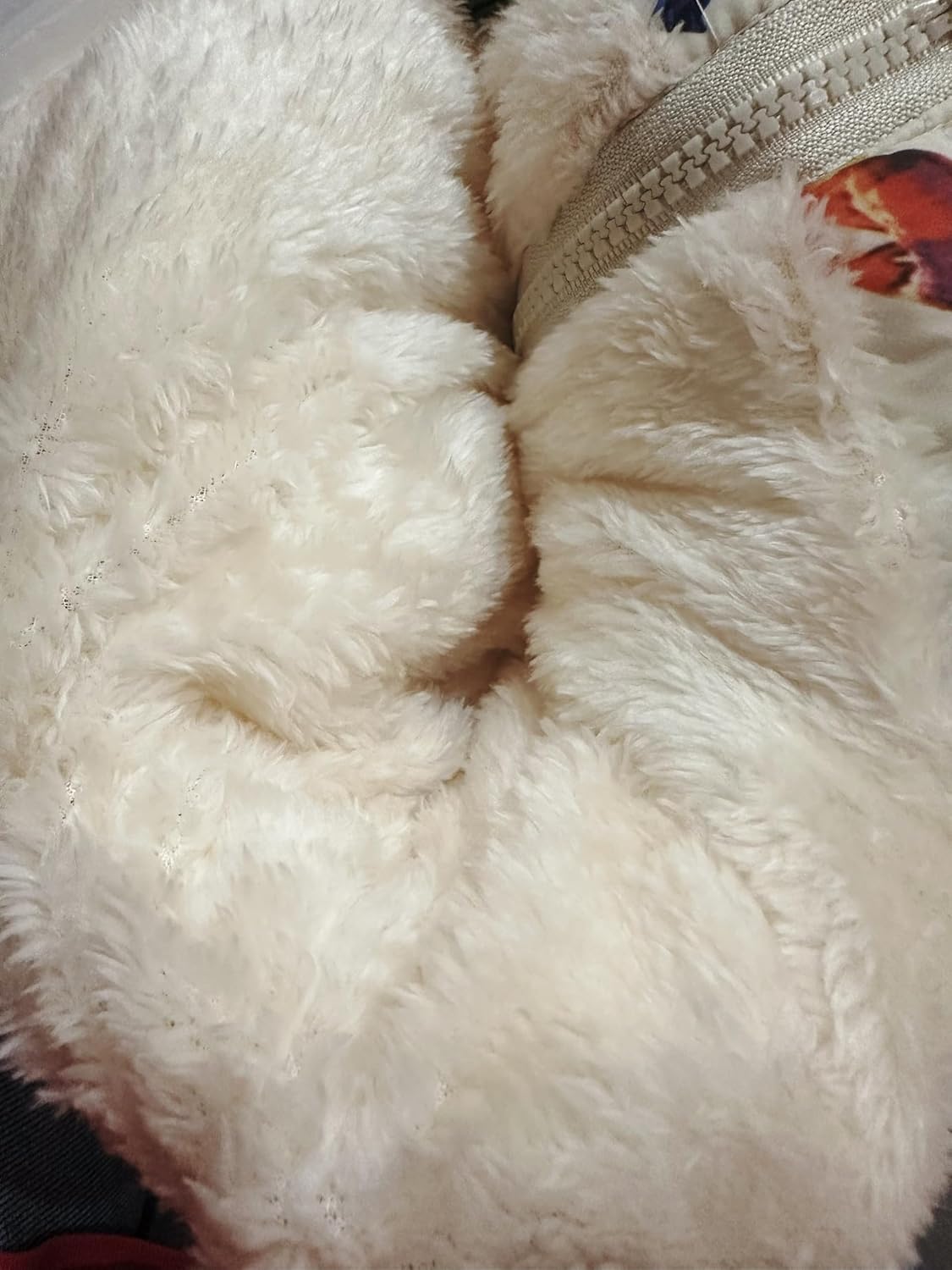 Girl's Winter Coat Jacket Hooded Kids Toddler Flower Print Parka Outwear Warm Cotton Puffer Hooded Jacket - Image 6
