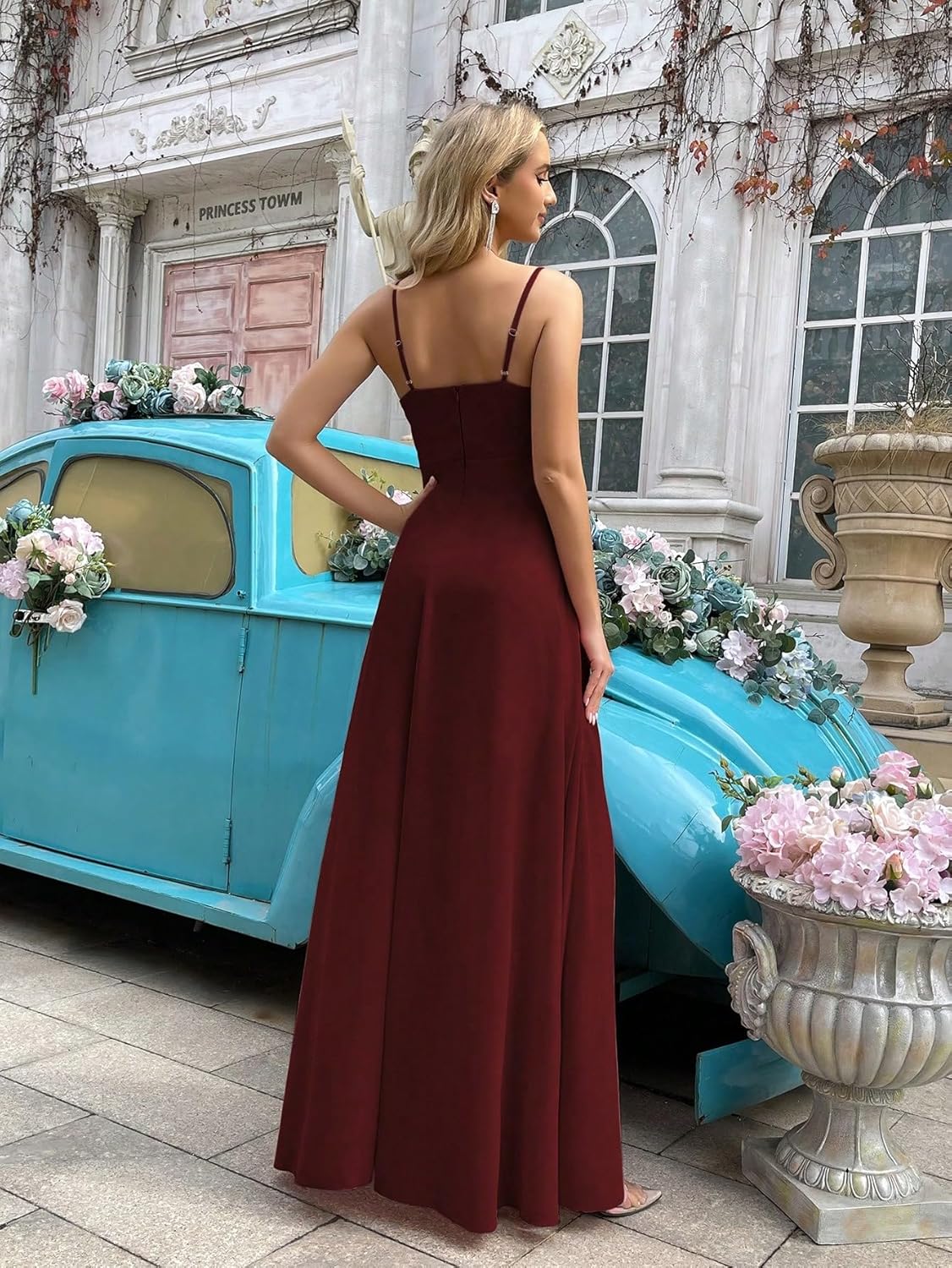 Women's Formal Evening Gown Elegant Long Prom Dress Summer Wedding Guest Party Cocktail Bridesmaid Maxi Dress - Image 2