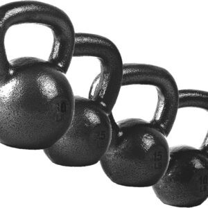 CAP Barbell Cast Iron Kettlebell – Coated Options, Singles and Sets, Multiple Weight Choices