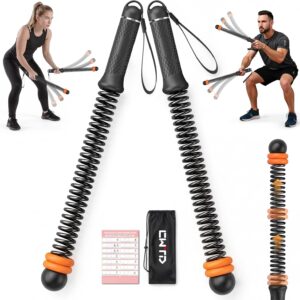 Cordless Battle Ropes for Home Gym | Adjustable Weights & Ropeless Jump Rope | Home Workout Equipment for Men and Women | Fitness Exercise Gear