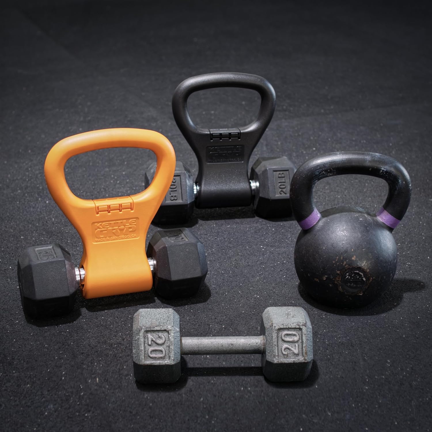 KETTLE GRYP - The Original - As Seen on SHARK TANK! Converts Your Dumbbells Into Kettlebells - Made in the USA - Dumbbell Grip Handle - Image 8