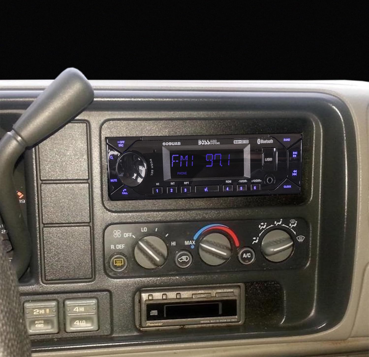 Scosche GM9505CS Complete Single DIN Stereo Installation Kit for Select Non-Amplified 1995-05 GM Full Size Trucks and SUV's - No Steering Wheel Remote - See Fit Guide in Images to Verify Your Vehicle - Image 5