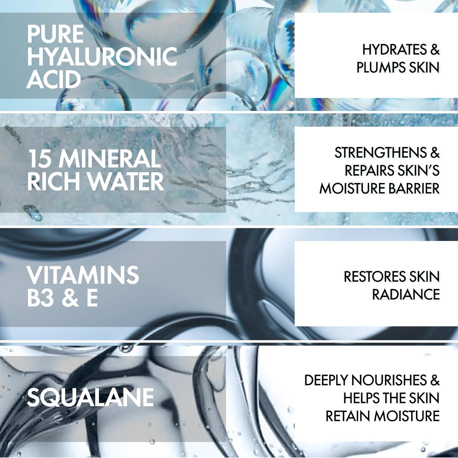 Vichy Mineral 89 Fragrance Free Cream, Moisture Boosting Cream with Hyaluronic Acid, Daily Face Moisturizer, Available in 4 Formulas For All Skin Types, Dry & Sensitive Skin & Mattifying for Oily Skin - Image 2