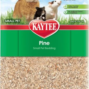 Kaytee Small Animal Pine Bedding For Pet Guinea Pigs, Rabbits, Hamsters, Gerbils, and Chinchillas, 19.7 Liter