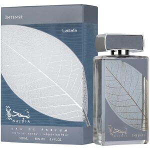 Lattafa Najdia Intense – Fresh, Marine, Woody – Eau de Parfum Spray Long-Lasting Fragrance for Men, 3.4 Ounce / 100 ml
