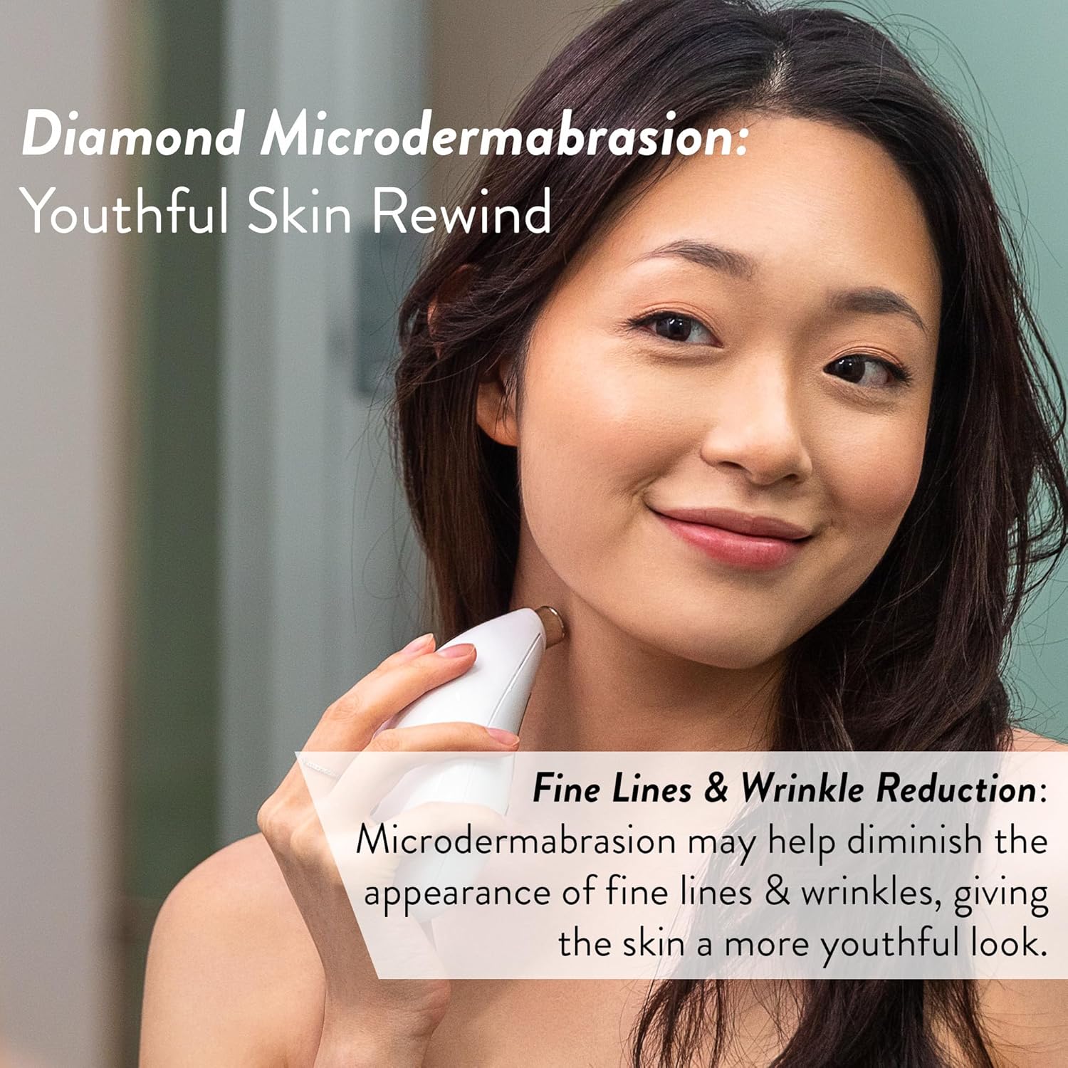 Microderm GLO Diamond Microdermabrasion Machine - Best Gift for Women - Dermabrasion & Anti Aging Wrinkle Skincare - Home Facial Treatment System - Blackhead Remover & Exfoliator for Acne Scars - Image 4
