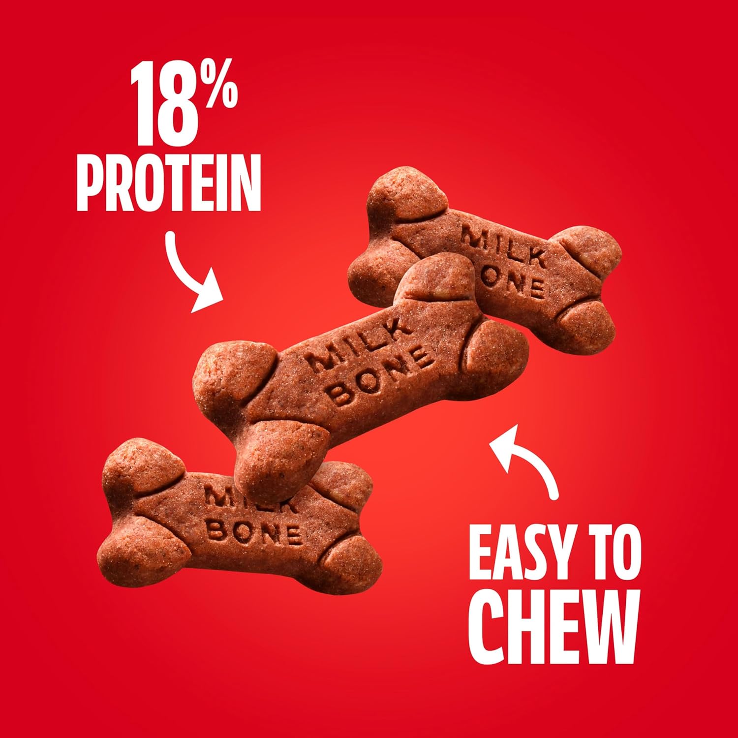 Milk-Bone Soft & Chewy Dog Treats, Made with Real Beef & Filet Mignon, 25 Ounce Canister - Image 4