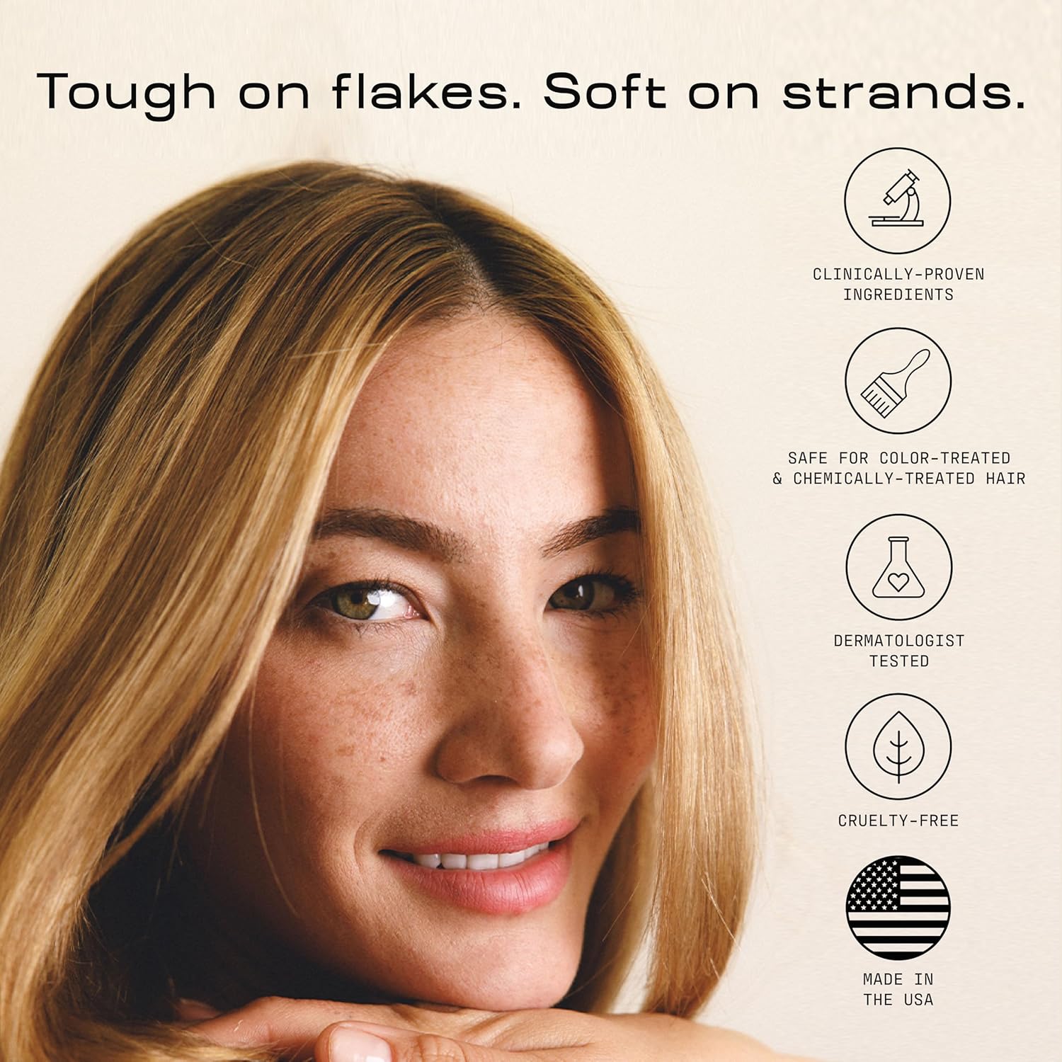 Jupiter Anti Dandruff Shampoo, Conditioner, & Scalp Scrubber for Flaky, Itchy & Dry Scalp - Hydrates & Reduces Flakes - Scalp Treatment & Hair Care Set - Color-Safe, Sulfate-Free, Paraben-Free - Image 6