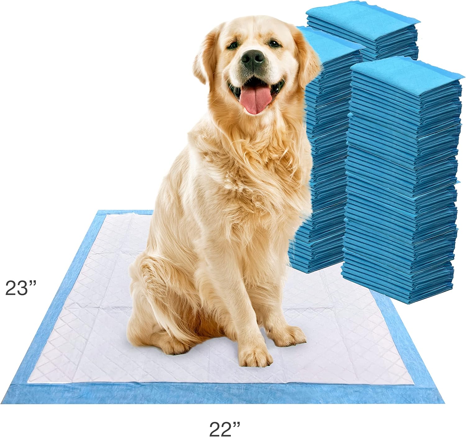Four Paws Wee-Wee Superior Performance Unscented Pee Pads for Dogs & Puppies, Quilted Leak-Proof Dog Housebreaking Potty Training Floor Protection, 22" x 23", 10 Count - Image 6