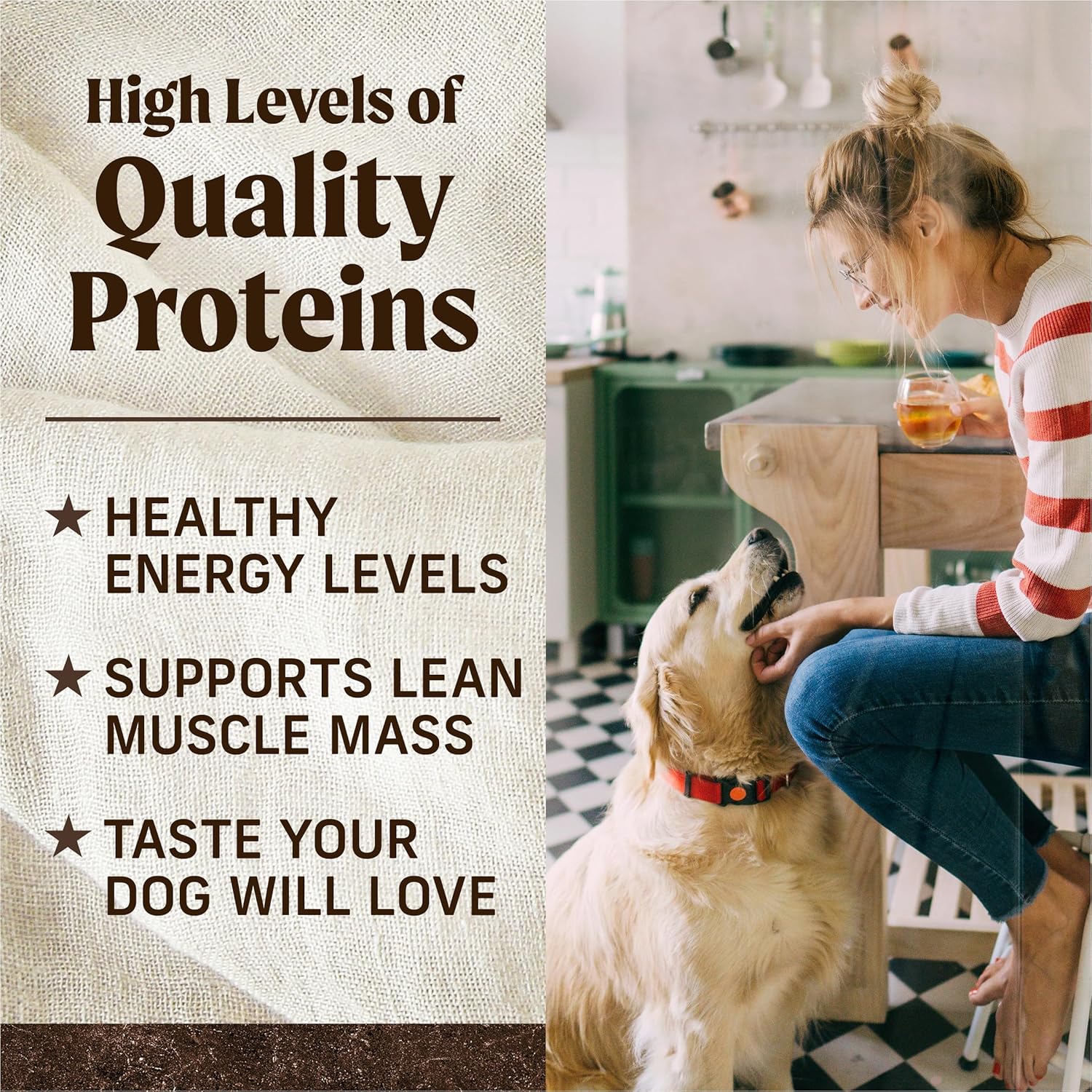 Merrick Premium Grain Free Dry Adult Dog Food, Wholesome And Natural Kibble With Real Chicken And Sweet Potato - 22.0 lb. Bag - Image 8
