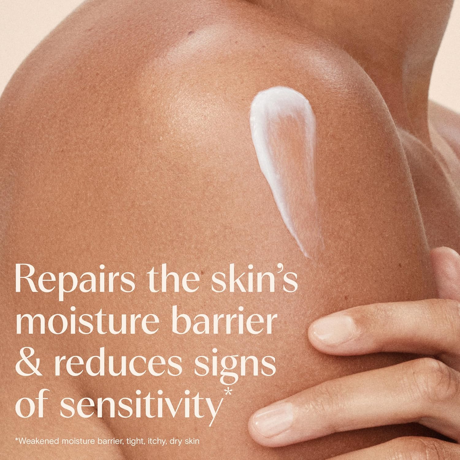 Aveeno Skin Relief Moisturizing Lotion Heals Very Dry, Sensitive Skin, Fast-Absorbing Body Lotion with Soothing Triple Oat & Shea Butter Formula, Fragrance Free, Non-Comedogenic, 18 fl. oz - Image 3