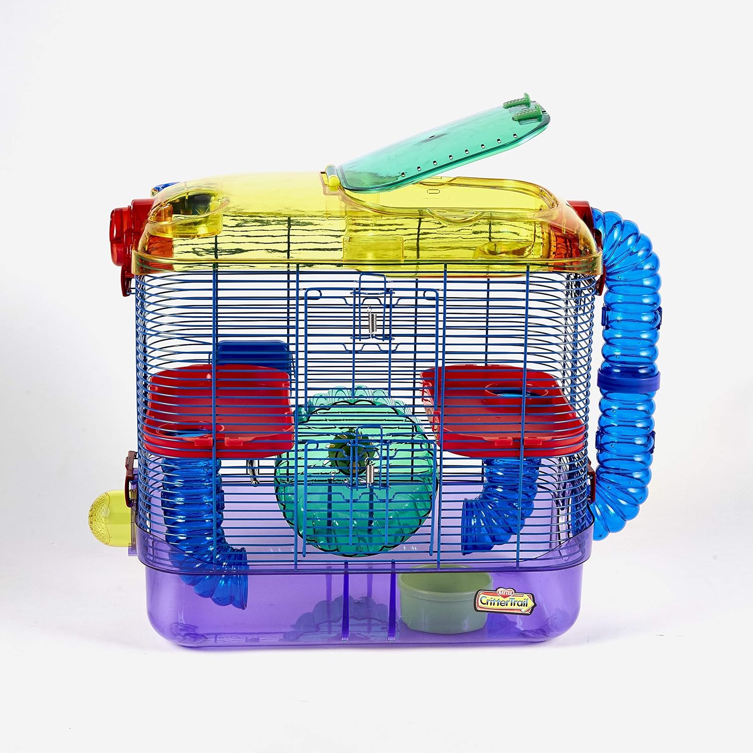 Kaytee CritterTrail Two Level Habitat for Pet Dwarf Hamsters, Gerbils or Mice - Image 2