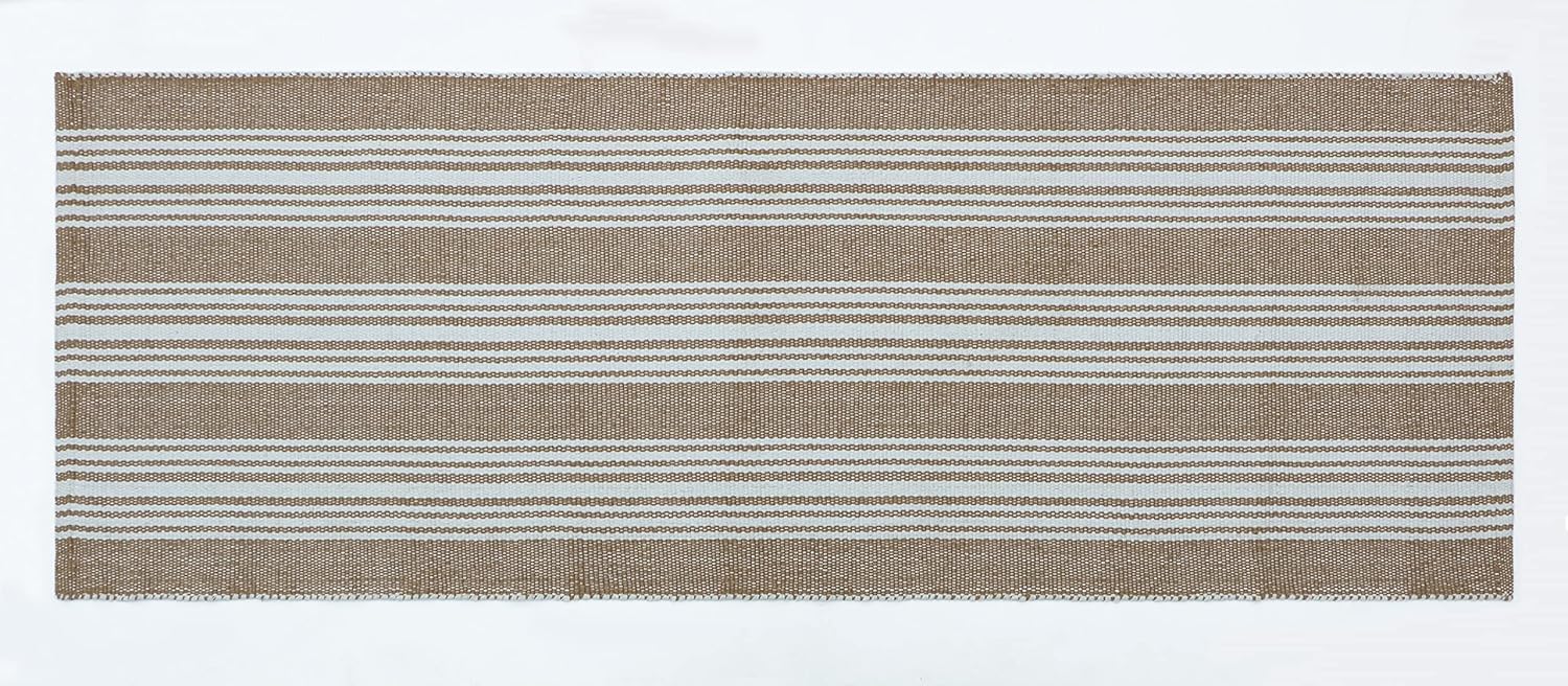 Hand Woven 100% Cotton Yoga Mat- Thick Handloom Made in India- for Gym Floor Exercise - Runner for Bedroom - Image 6