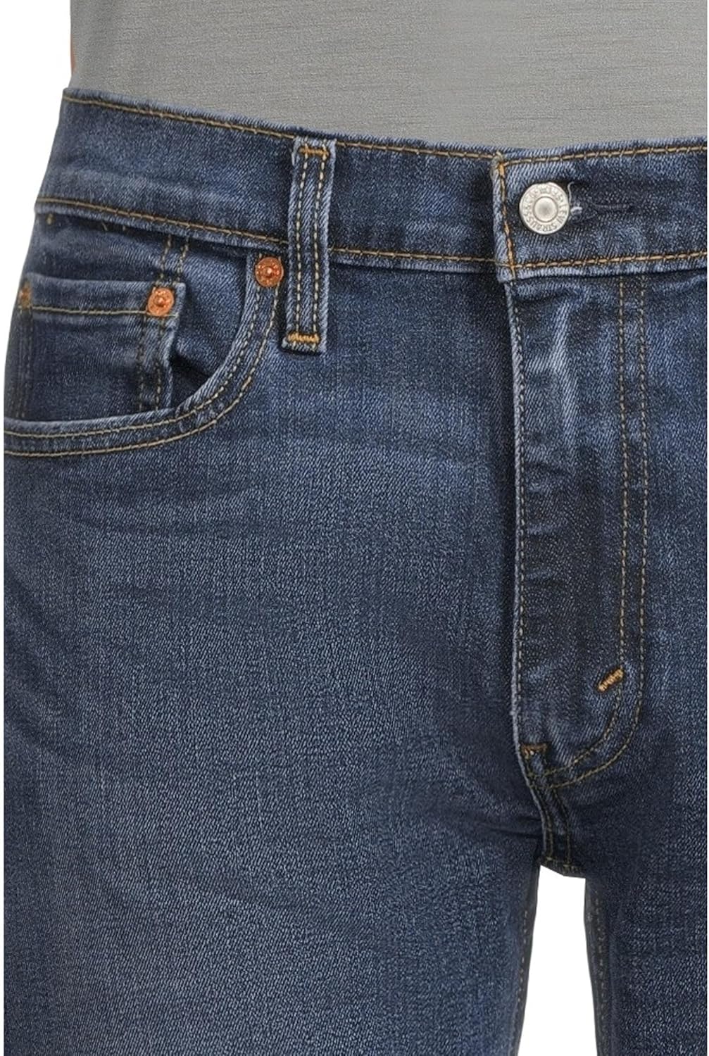 Levi's Men's 513 Slim Straight Jeans, (New) Tree Topper (Stretch), 32Wx30L Standard - Image 4