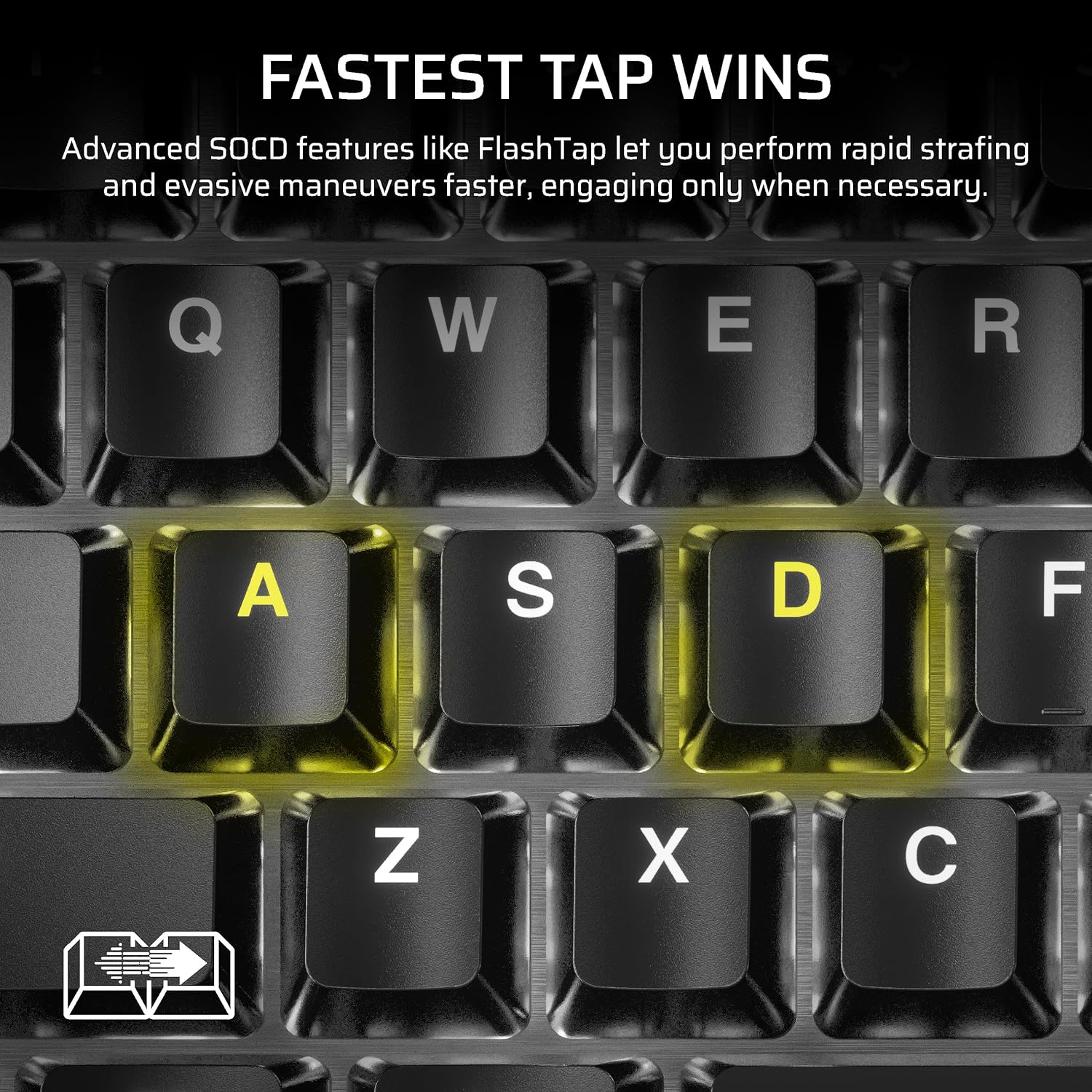 CORSAIR K70 CORE RGB Mechanical Wired Gaming Keyboard with Palmrest – Pre-Lubed MLX Red Linear Switches, SOCD, ABS Double-Shot Keycaps, Sound Dampening, Media Control Dial, QWERTY NA – Black - Image 4