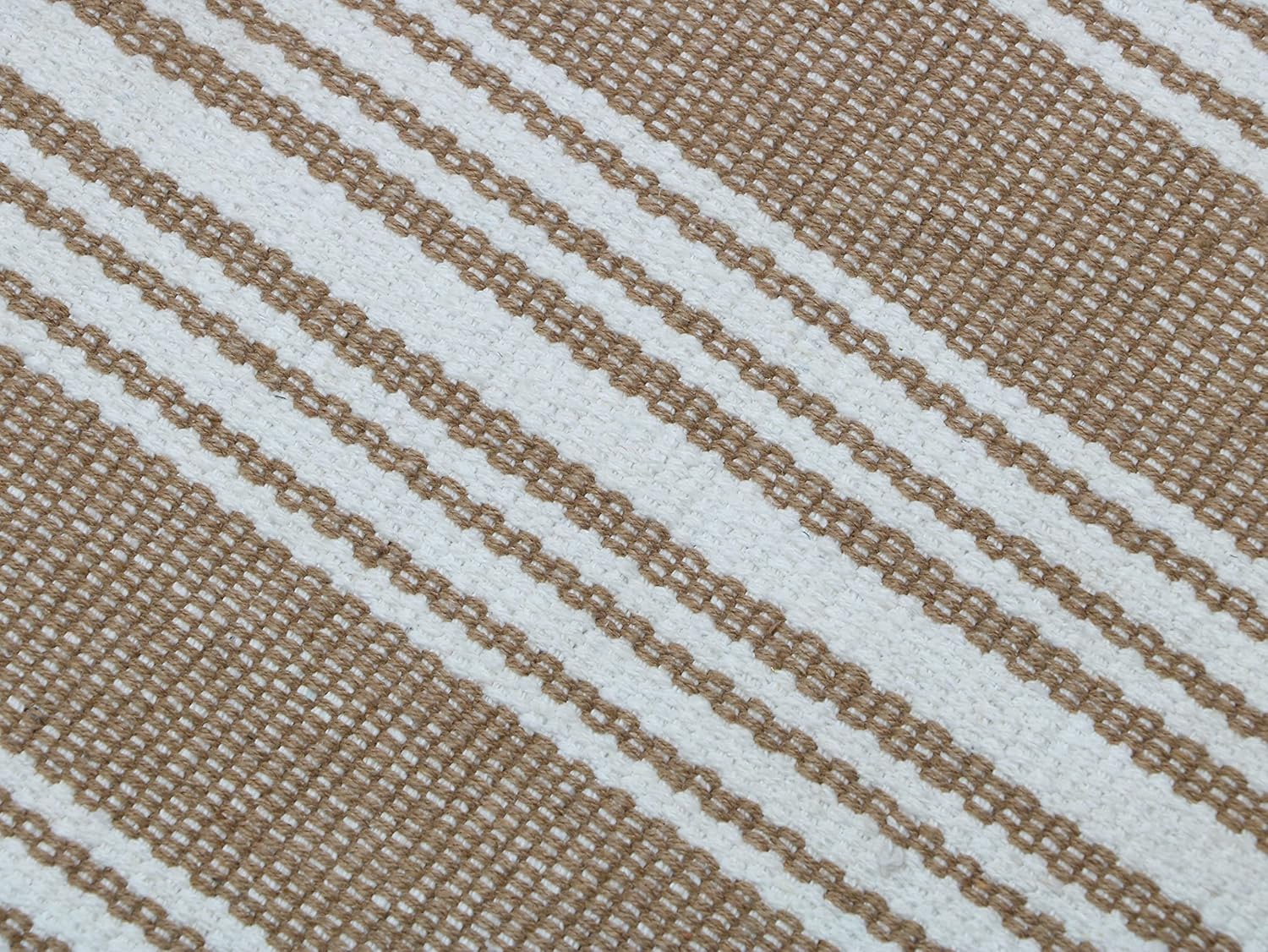 Hand Woven 100% Cotton Yoga Mat- Thick Handloom Made in India- for Gym Floor Exercise - Runner for Bedroom - Image 5