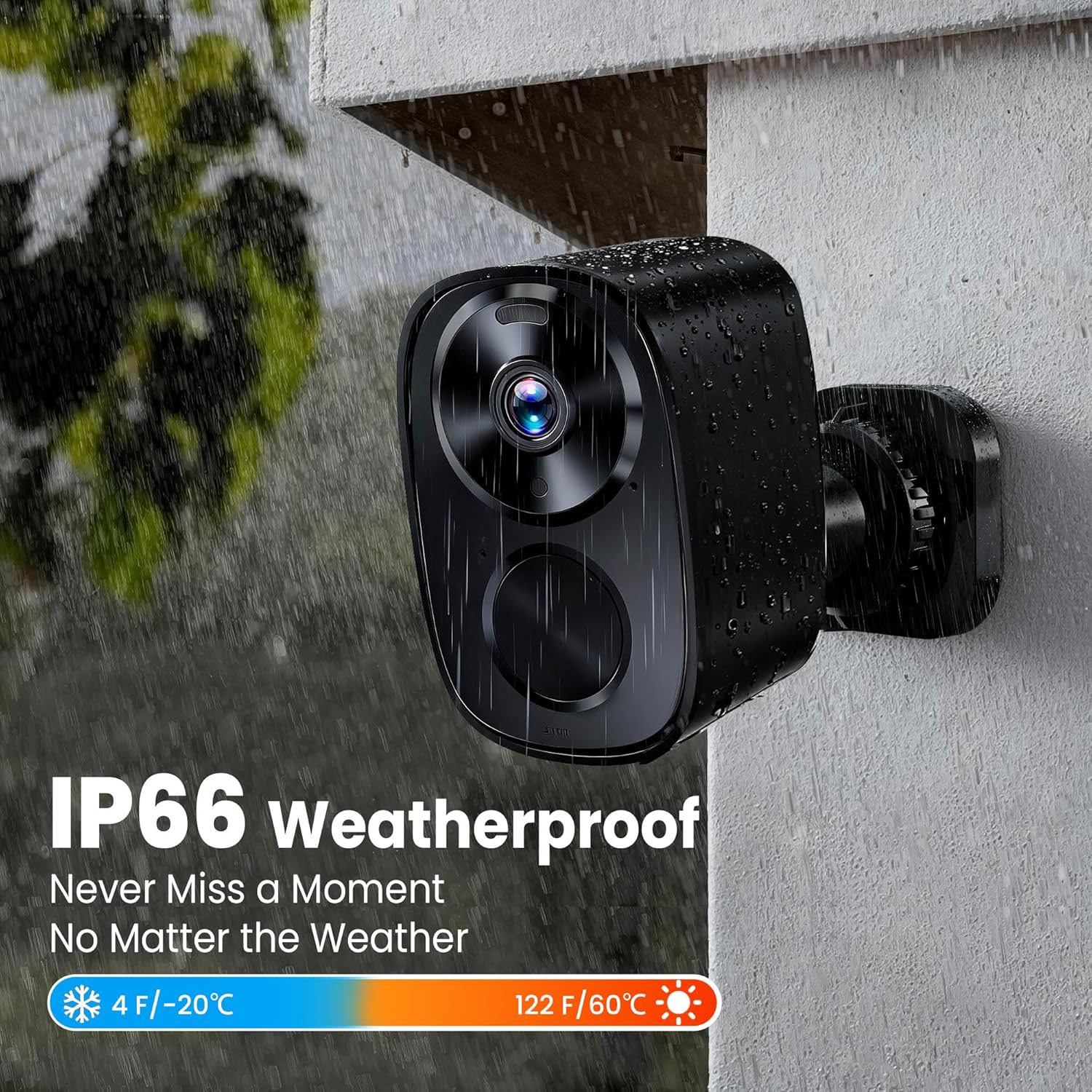 2026 Enhanced 2K UHD Security Cameras Wireless Outdoor – Free Cloud & SD Storage, Dual-Band WiFi 2.4G/5G, Full-Color Night Vision, 6-Month Battery, Motion Alerts, IP66 Weatherproof, 2-Way Talk - Image 7