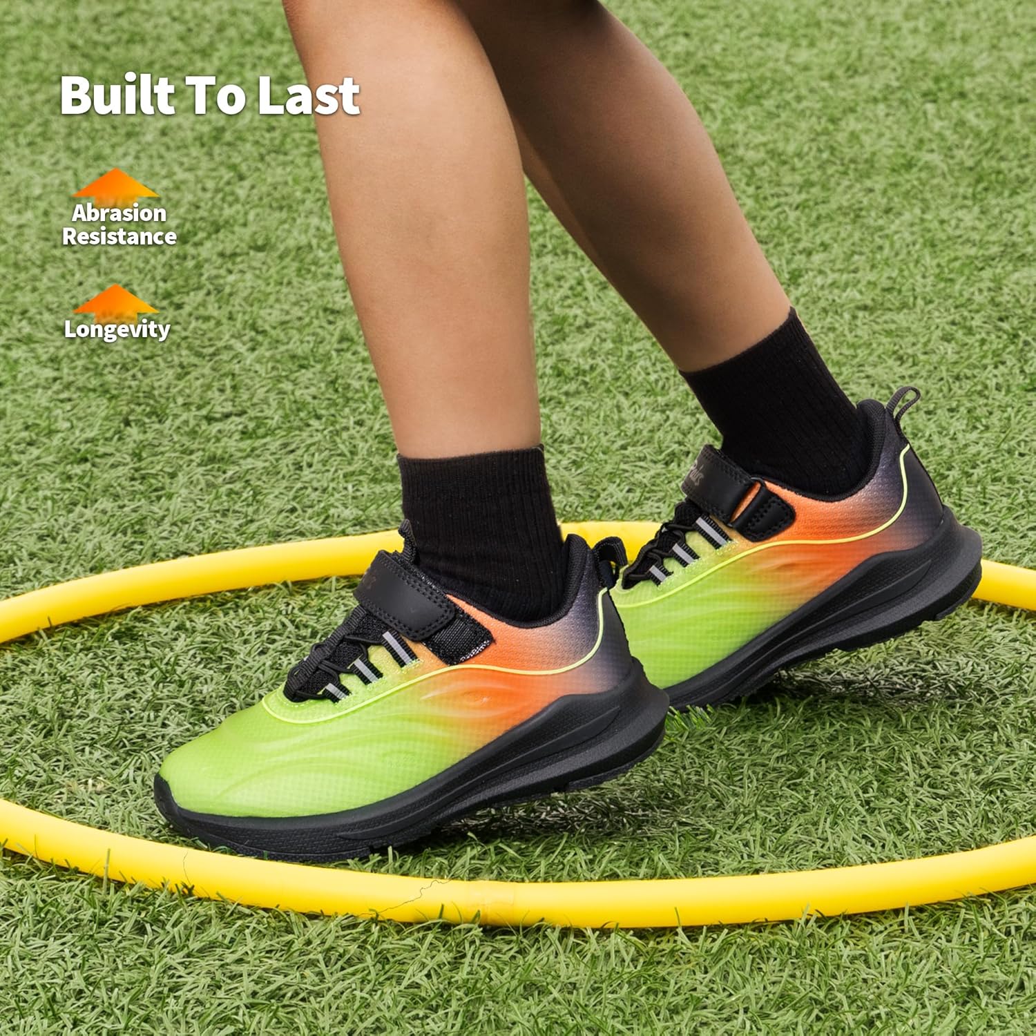 DREAM PAIRS Boys Girls Shoes Kids DuraPlay Tennis Running Athletic Protective Walking Sneakers for Little/Big Kid - Image 3