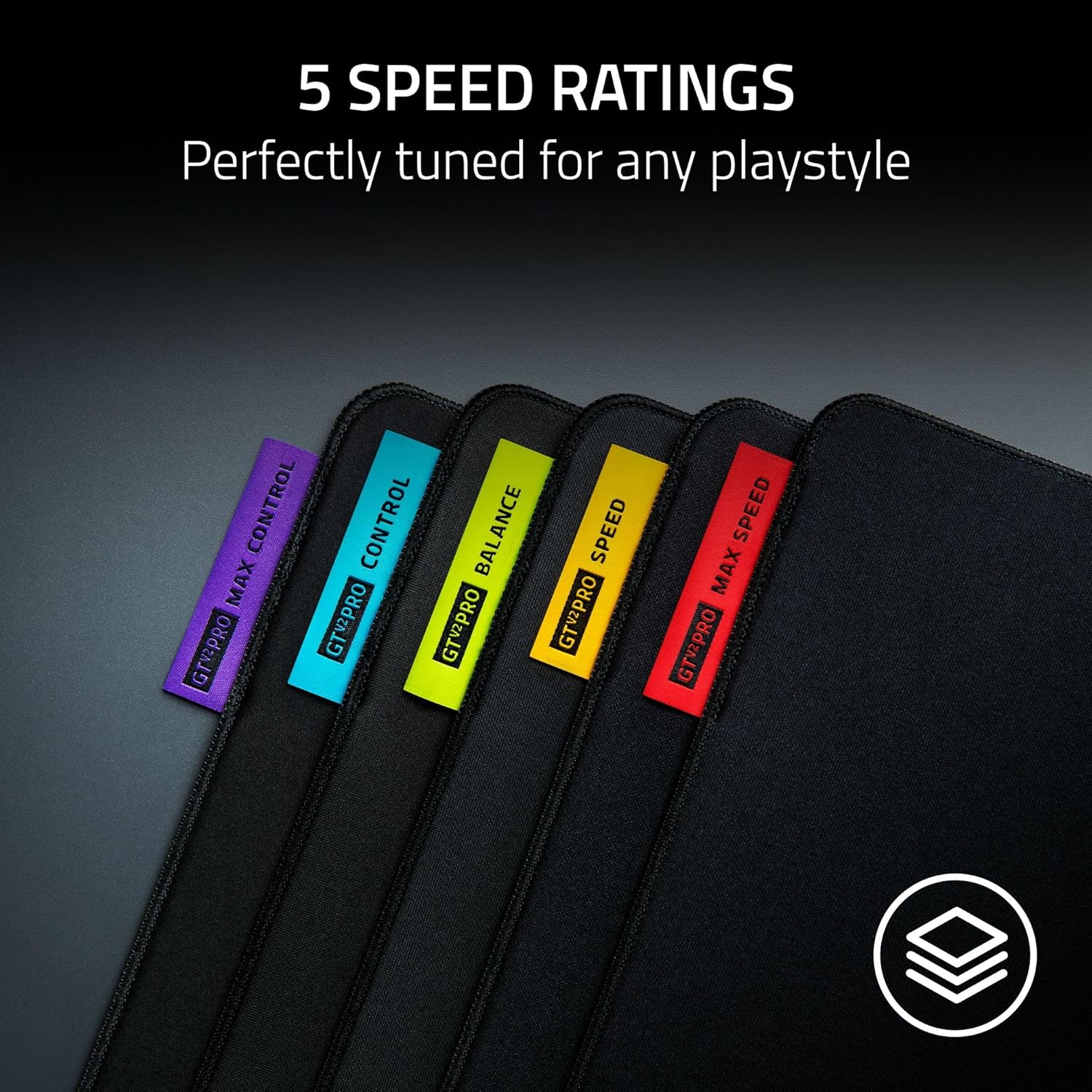 Razer Gigantus V2 Pro Soft Esports Gaming Mouse Pad (Speed) – Low Friction Cloth Surface, Tracking Accuracy, GlideCore Foam, Anti Slip Base, Low-Profile Stiched Edges – Large - Image 2