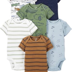 Simple Joys by Carter’s Baby-Boys 6-Pack Short-Sleeve Bodysuit