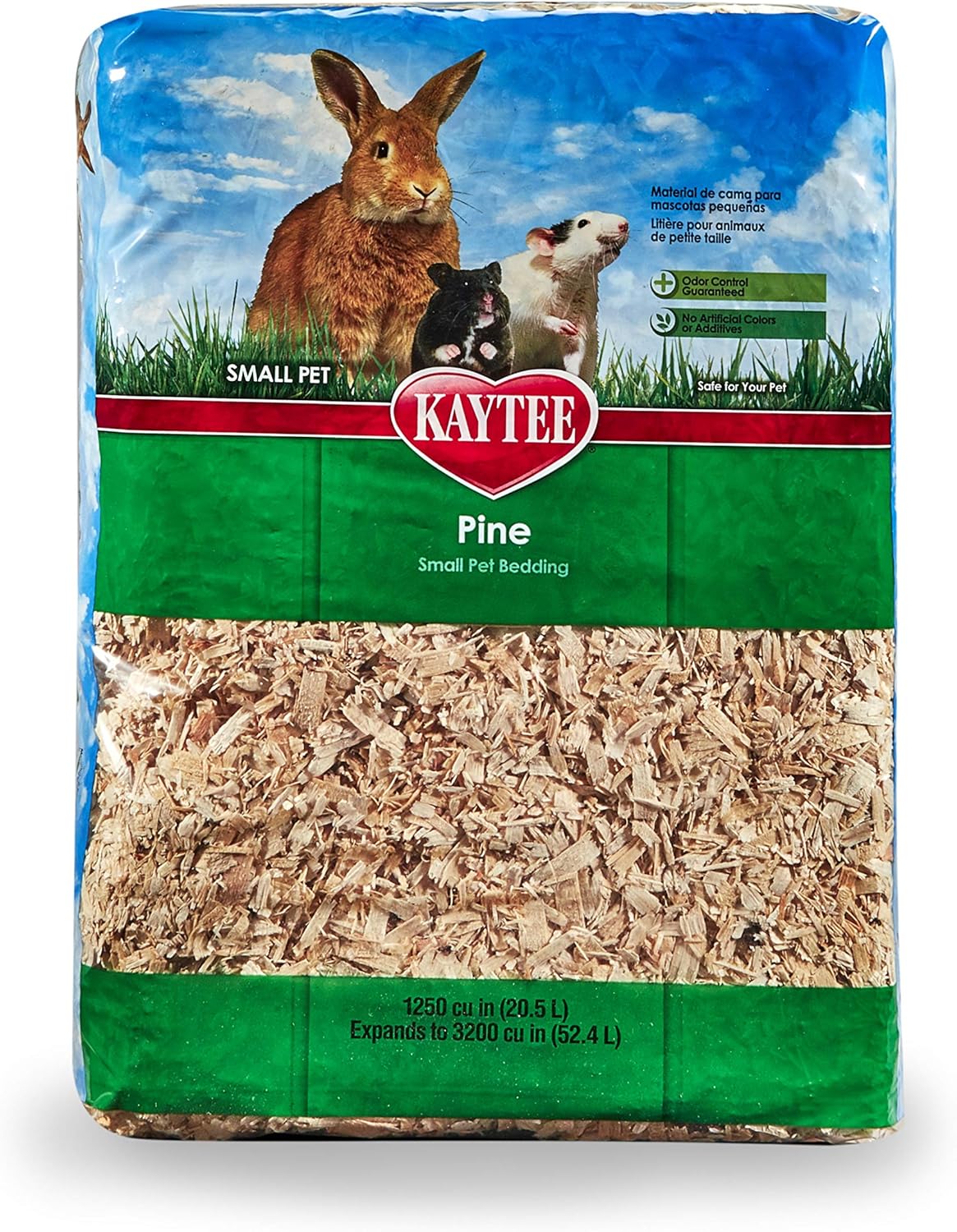 Kaytee Small Animal Pine Bedding For Pet Guinea Pigs, Rabbits, Hamsters, Gerbils, and Chinchillas, 52.4 Liter - Image 4