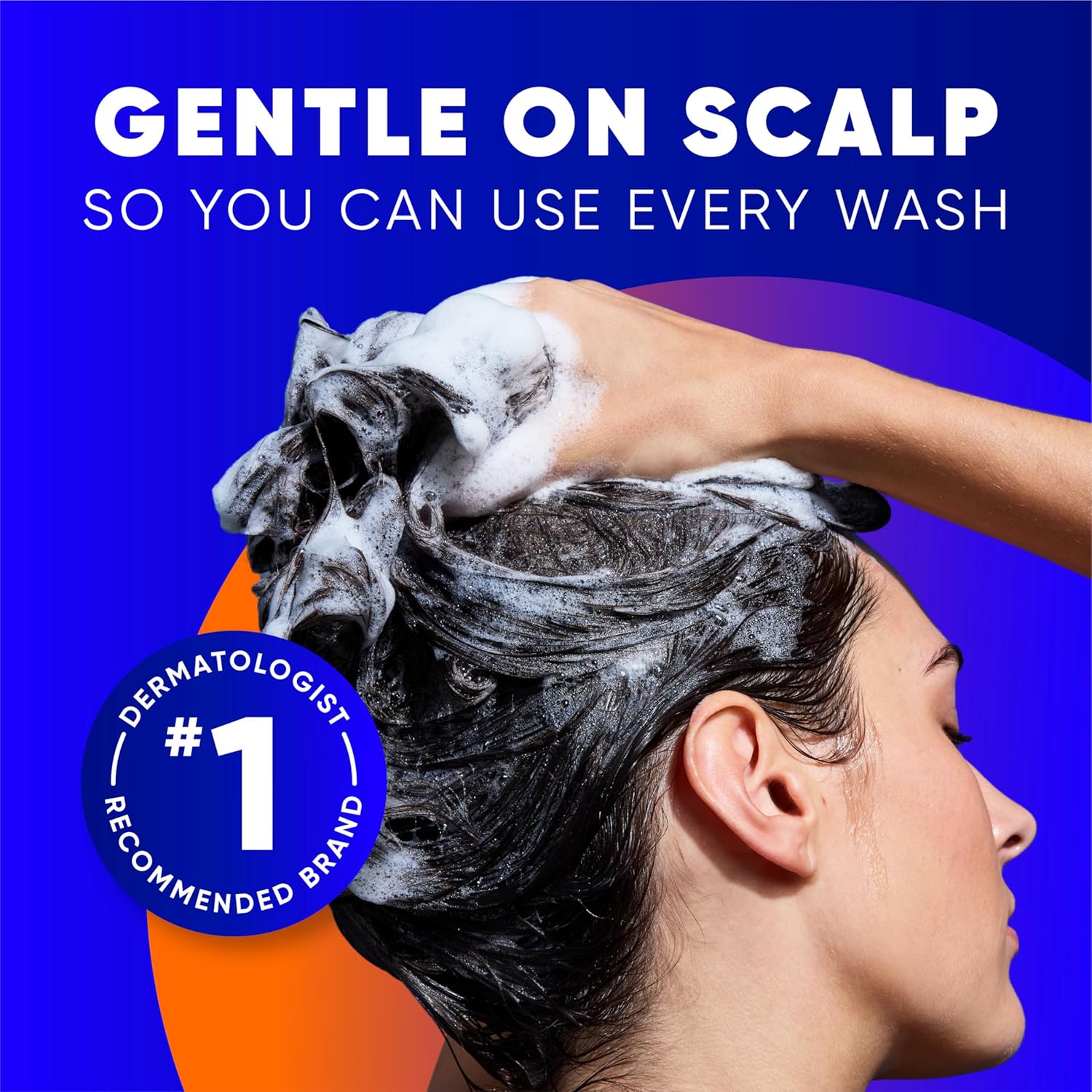 Head & Shoulders Anti-Dandruff Shampoo with 1% Selenium Sulfide, Clinical Strength Dry Scalp Rescue Shampoo Twin Pack, Seborrheic Dermatitis Relief, Dry Scalp 13.5 fl oz Each - Image 6