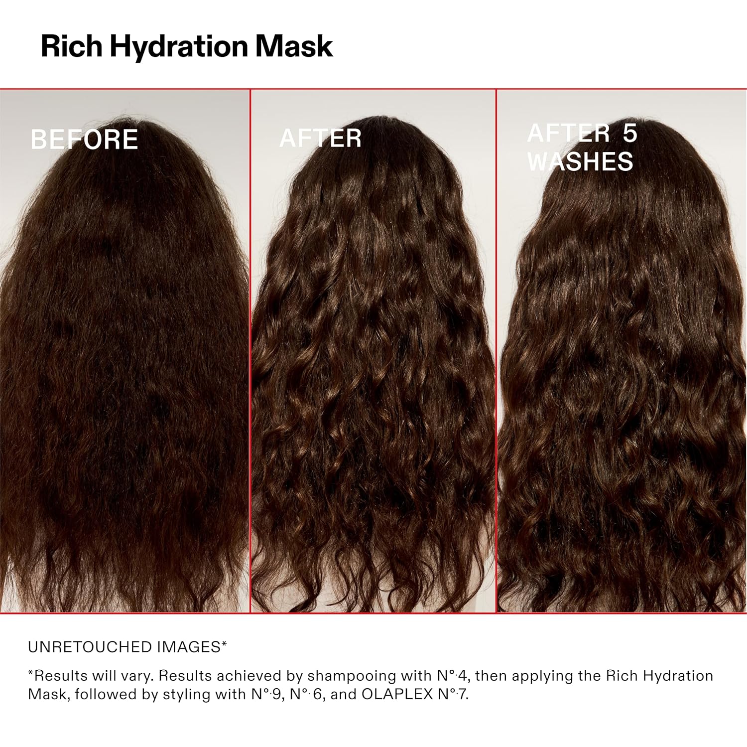 Olaplex Rich Hydration Mask: Cuticle Sealing Mask | Hydrate & Control Frizz | For Dry or Medium to Coarse Hair, 200 ml / 6.7 Fl Oz - Image 6