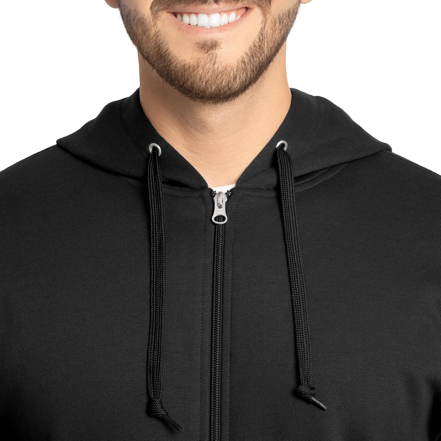 Fruit of the Loom Eversoft Fleece Full Zip Hoodie Sweatshirt - Image 3