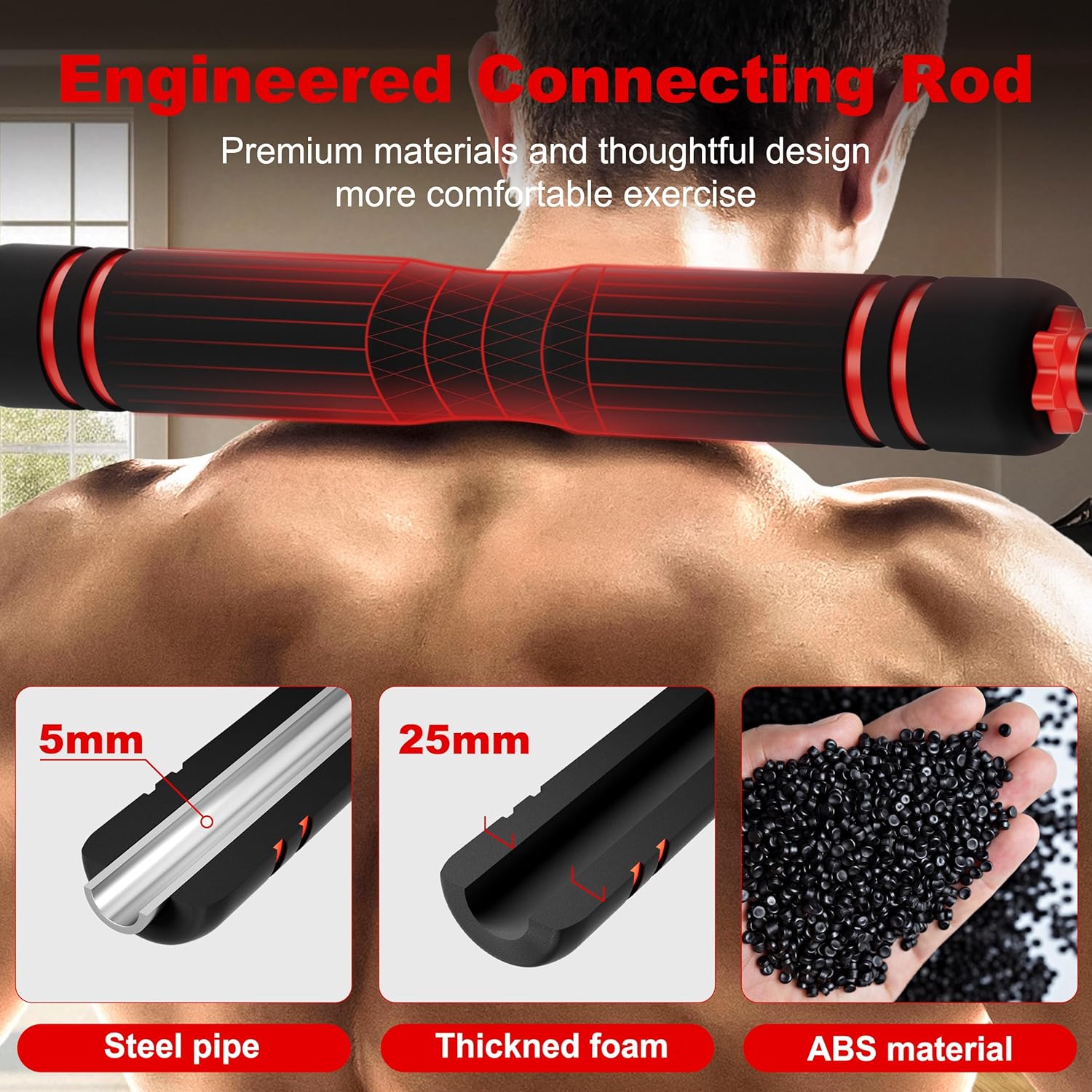 Adjustable Dumbbell Set, 10/20/30/45/70/90lbs, 5 in 1 Multi-Function Dumbbells Set Converts to Barbell & Kettlebell, Weight Set for Home Gym Workout, Suitable for Men/Women Strength Training - Image 5
