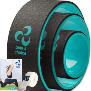 Yoga Wheel 3 Pack – Lose Weight, Get in Shape and Get Fit. Three pack Yoga Wheel Set. Home Exercise and Workout. Improve Posture