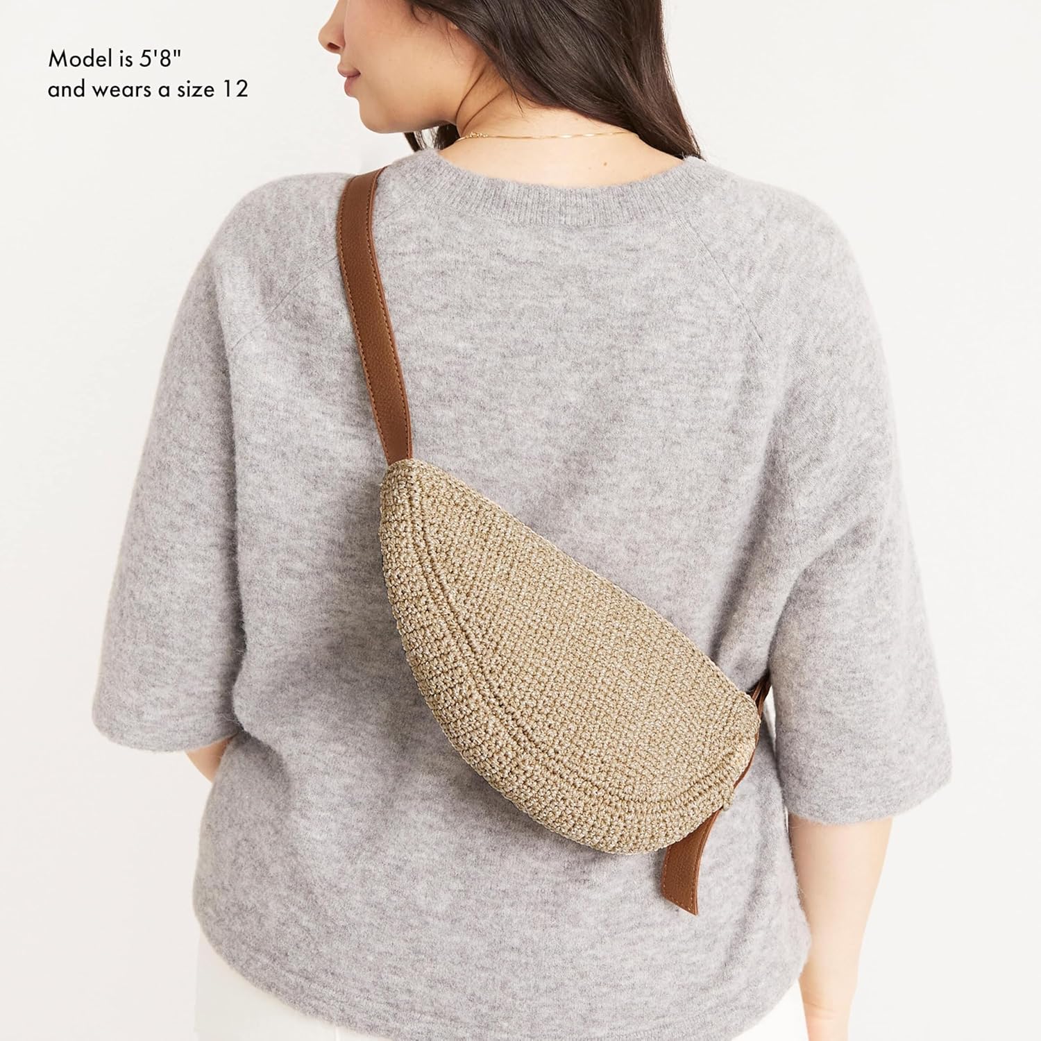 The Sak Tess Sling Purse - Small Woman's Crossbody Bag For Everyday & Travel - Handbag With Zipper Closure & Adjustable Strap - Image 3