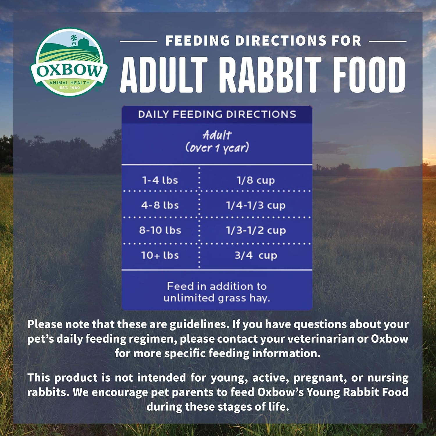 Oxbow Animal Health Organic Bounty Adult Rabbit Food - All Natural Rabbit Pellets - 3 lb. - Image 5