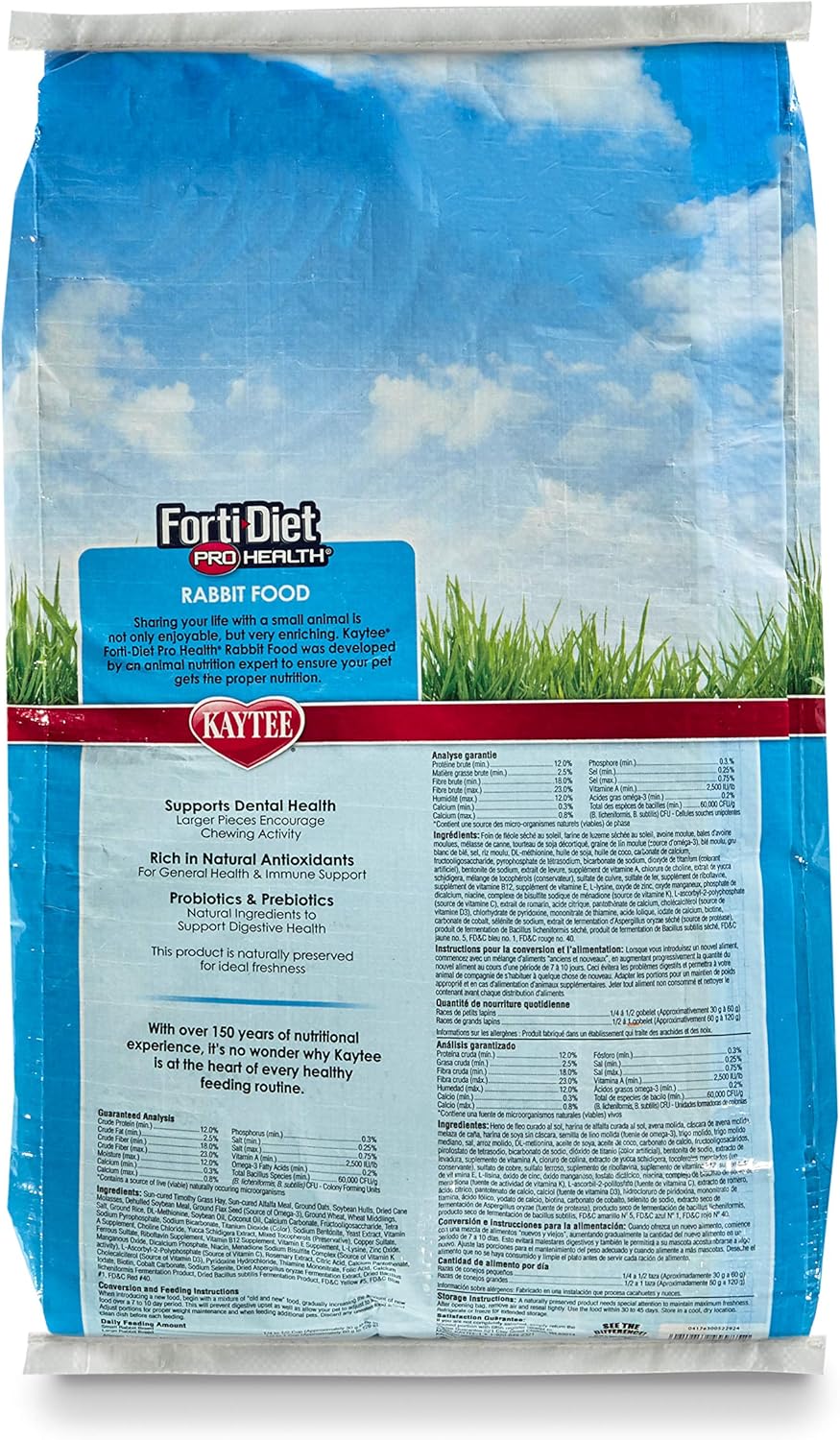 Kaytee Forti-Diet Pro Health Adult Rabbit Food 25lb - Image 2